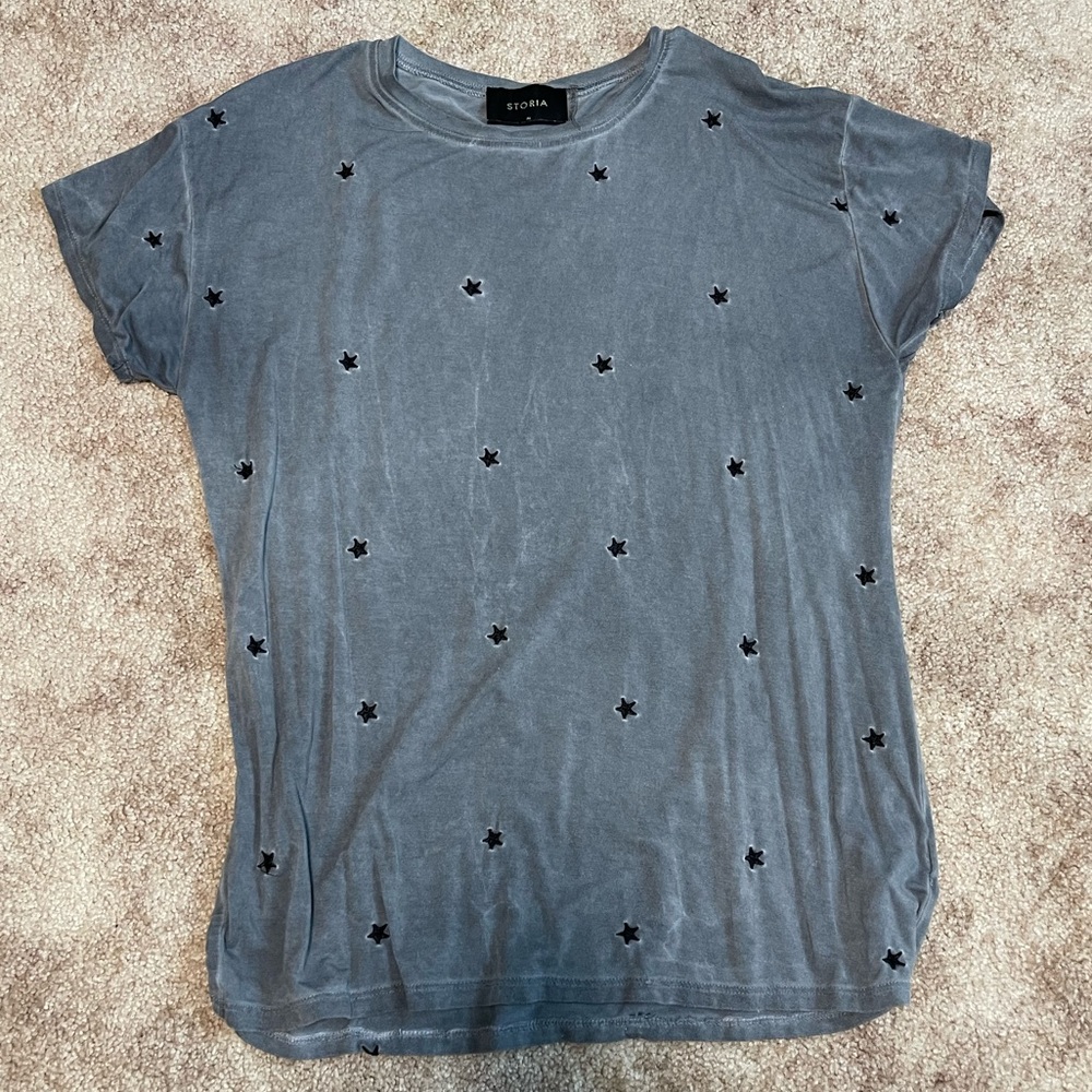 Denim wash t shirt